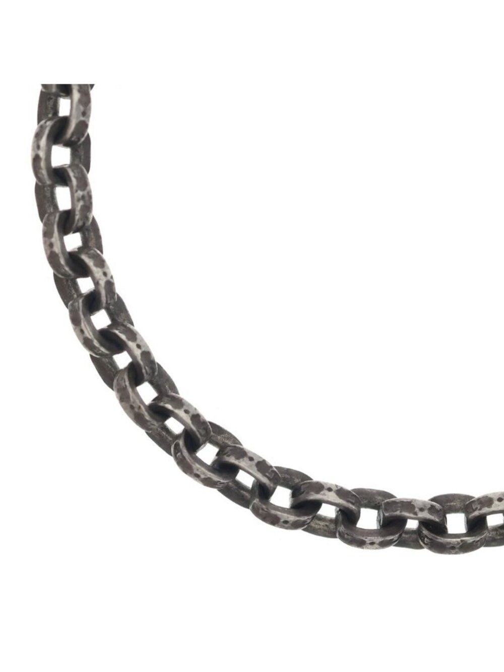 Chrome Hearts Paper Chain 18 Silver Necklace